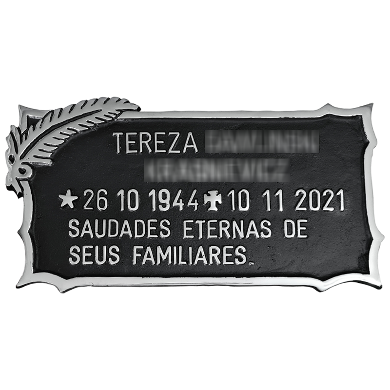 Placa de Metal (Ref. 09)